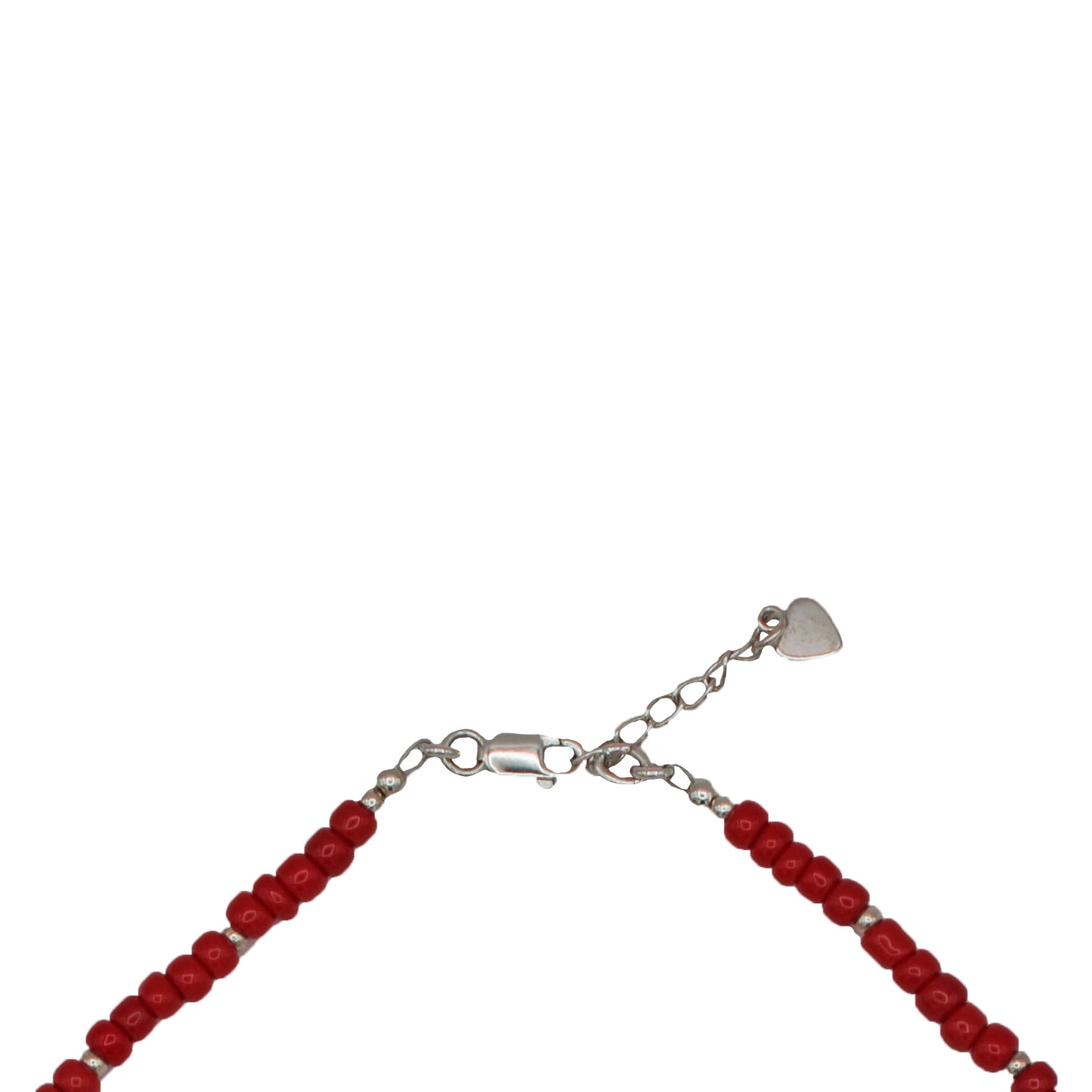 Red Beads & Tree of Life Charms Necklace