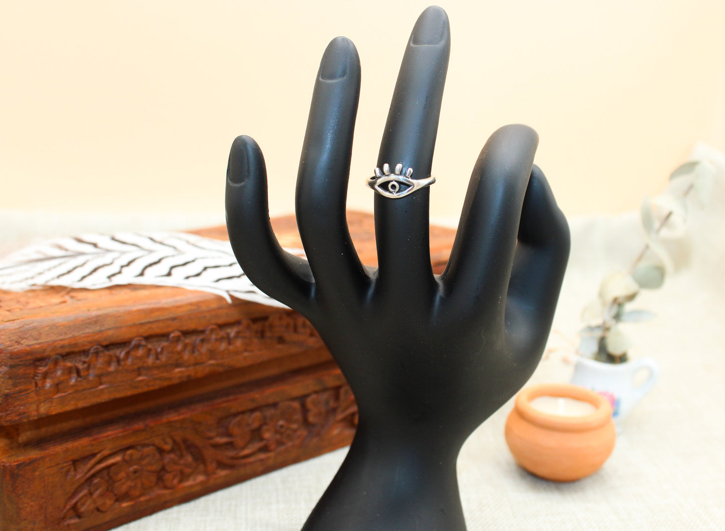 Sterling Silver All Seeing Eye Ring