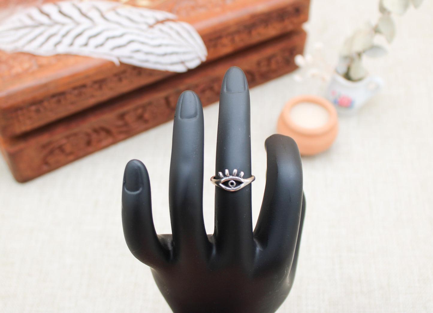 Sterling Silver All Seeing Eye Ring