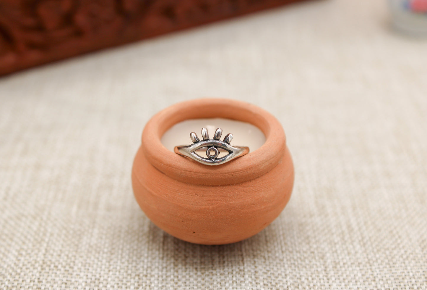Sterling Silver All Seeing Eye Ring