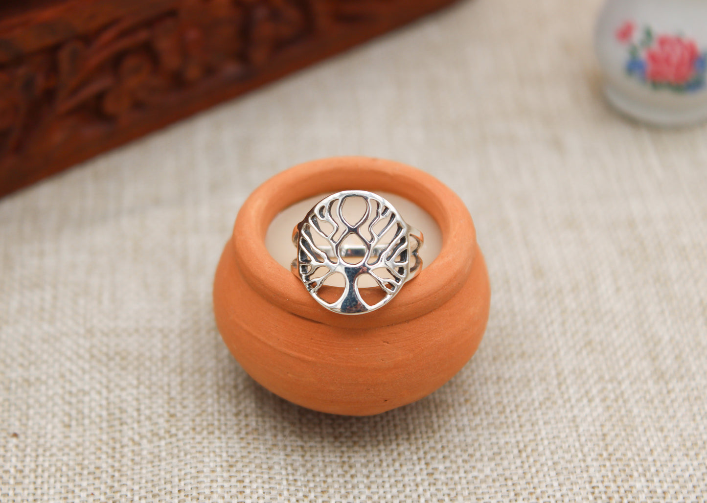 Sterling Silver Tree of Life Ring