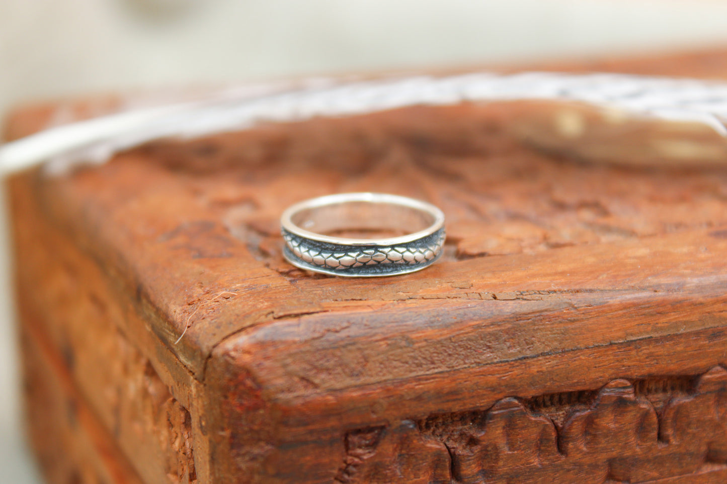 Sterling Silver Ouroboros Ring