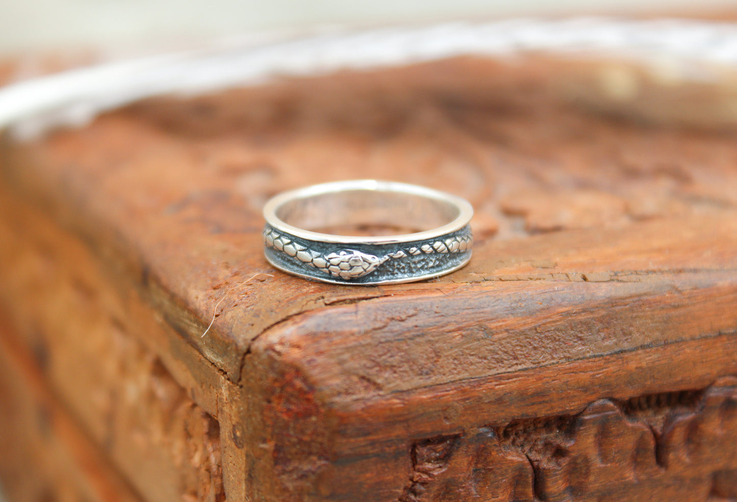 Sterling Silver Ouroboros Ring
