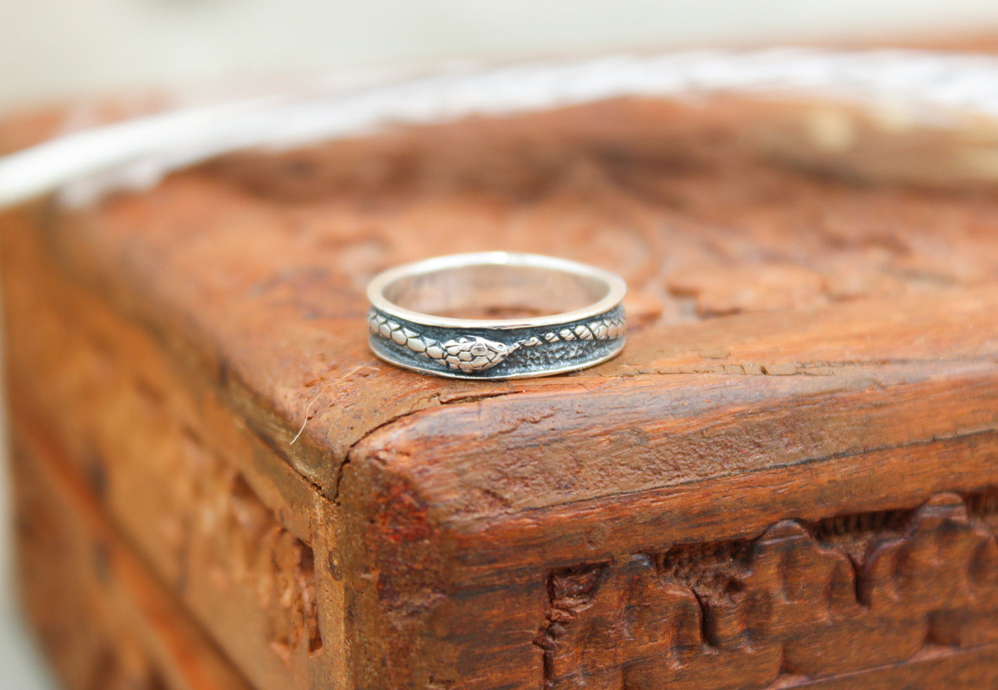 Sterling Silver Ouroboros Ring