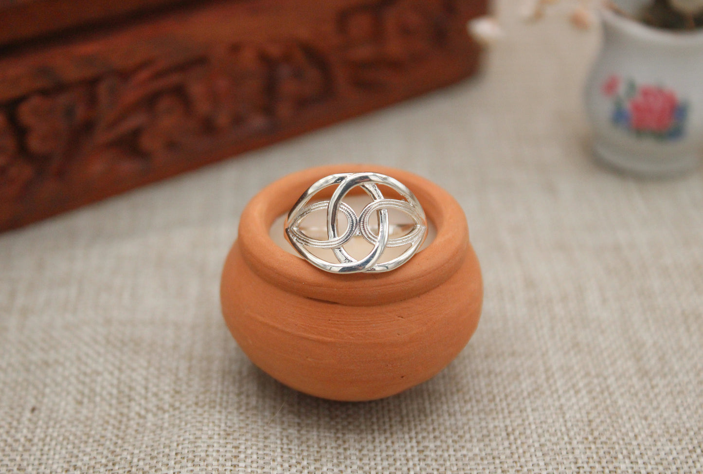 Sterling Silver Knot Ring