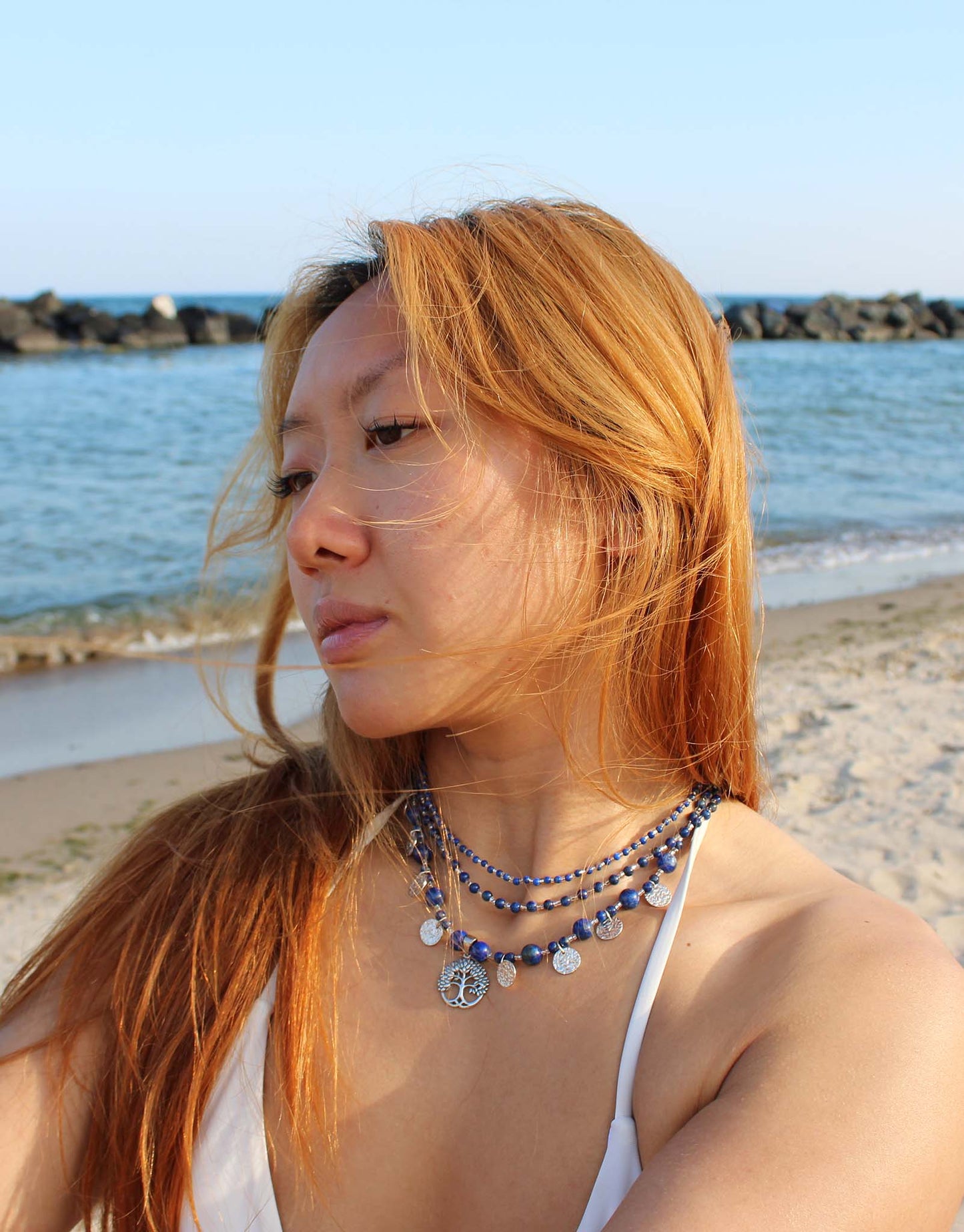 Lapis Lazuli Tree of Life Necklace