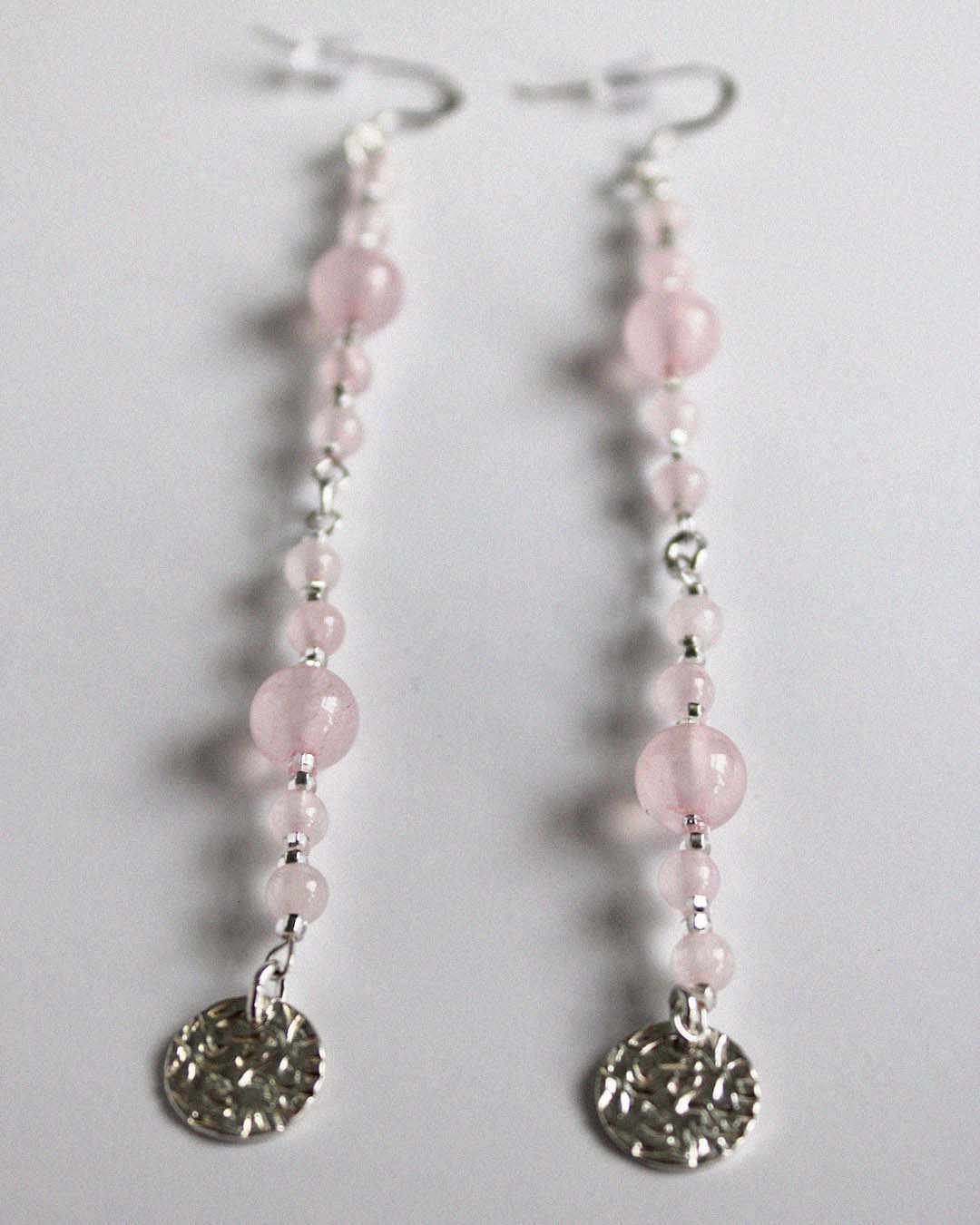 Unconditional Love Rose Quartz Earrings