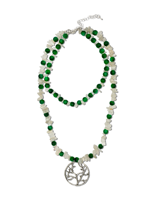 Tree of Life Malachite Necklace