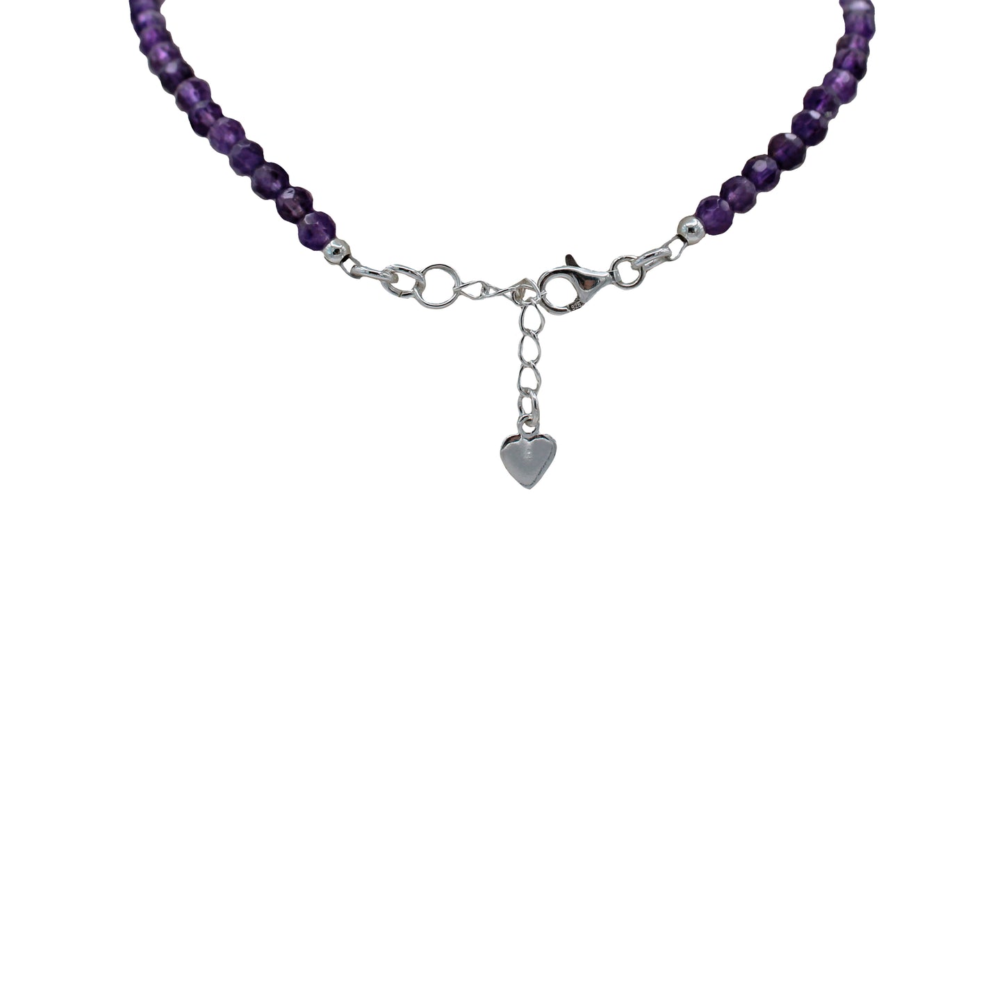 Amethyst Rosary Style Necklace
