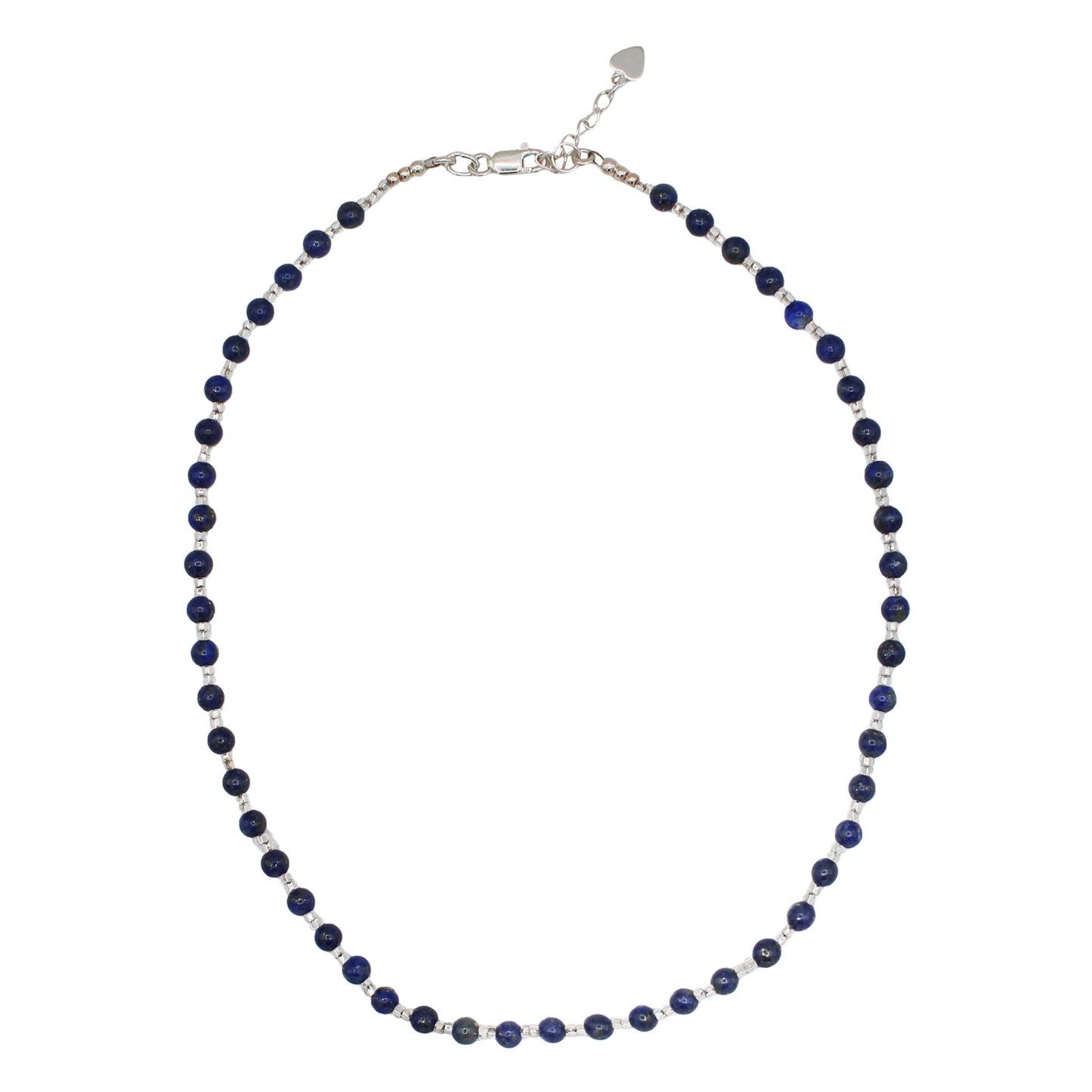 Lapis Lazuli & Glass Beads Necklace