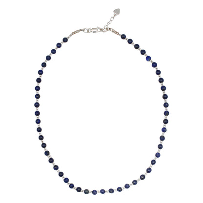 Lapis Lazuli & Glass Beads Necklace