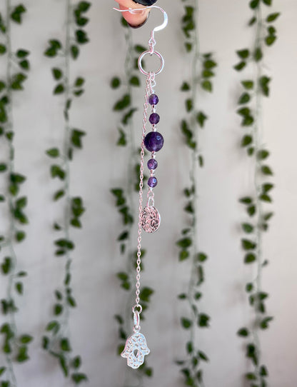 Amethyst Psychic Protection Earrings