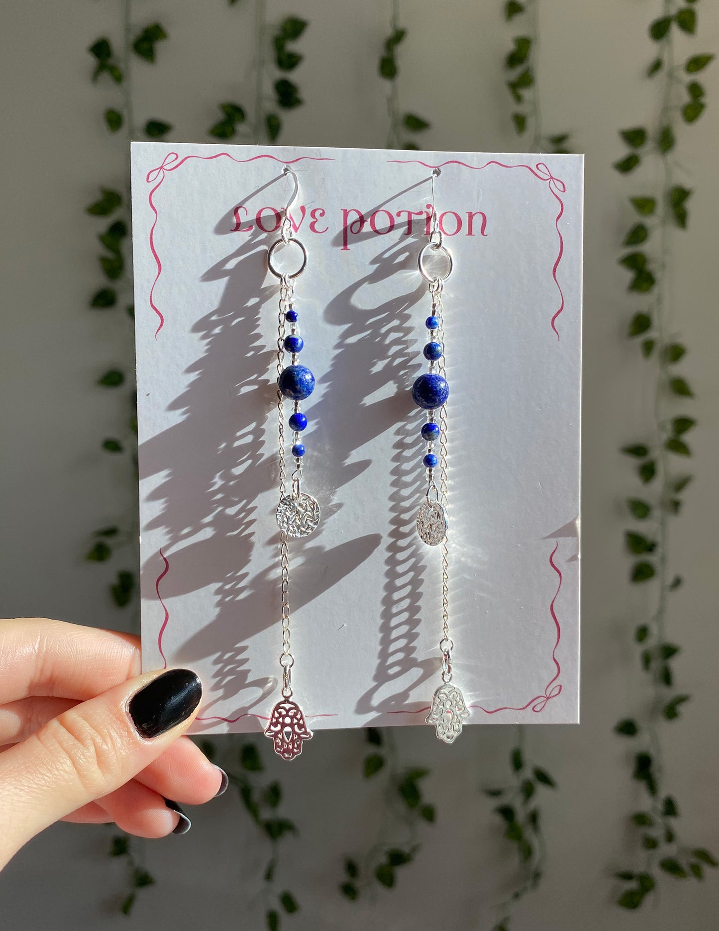Speak It Into Existence Lapis Lazuli Earrings