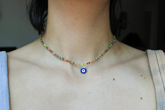 Mini Evil Eye Necklace