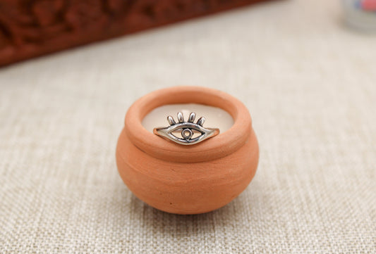 Sterling Silver All Seeing Eye Ring