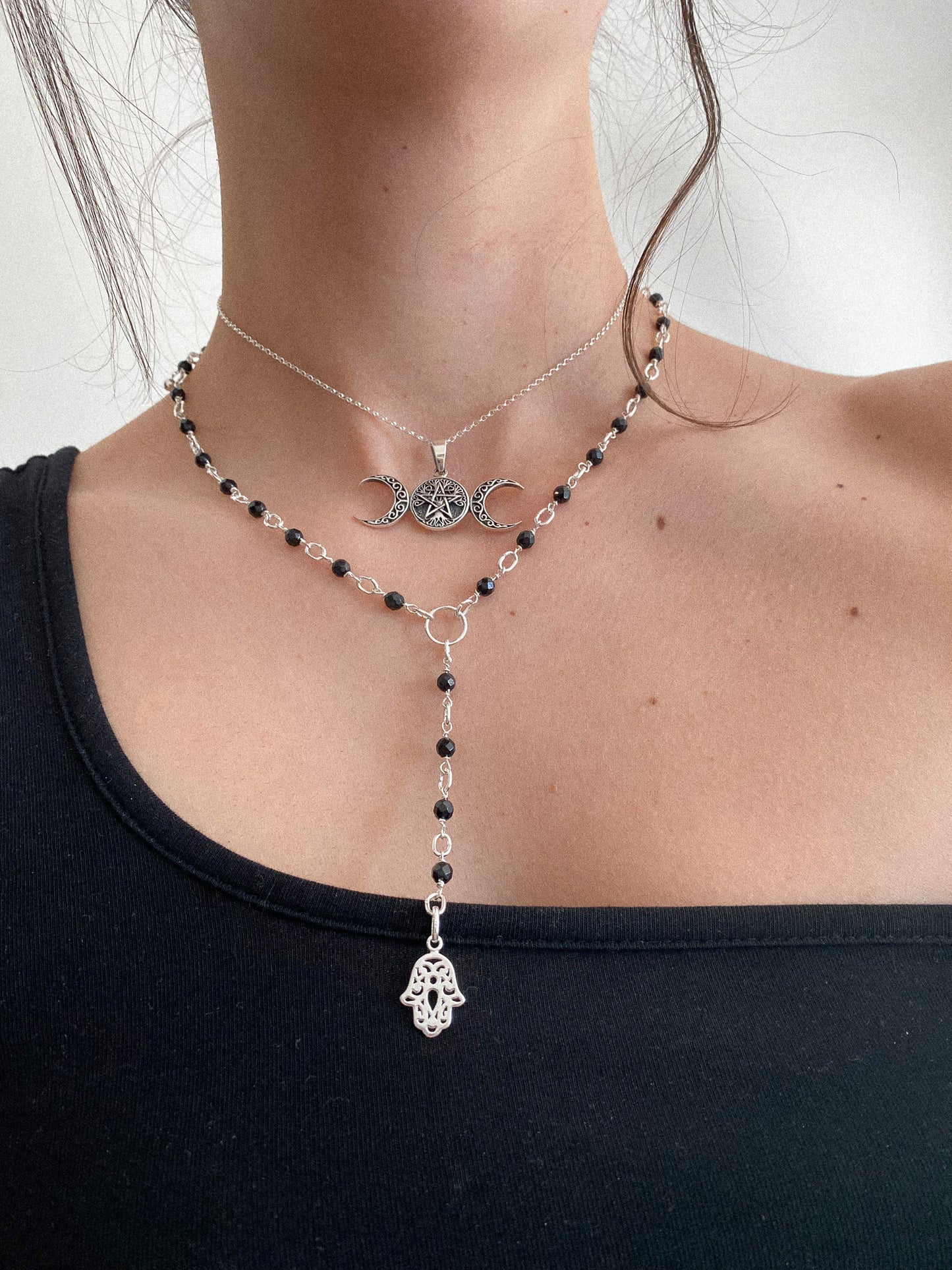 The Witch's Shield Black Tourmaline Necklace