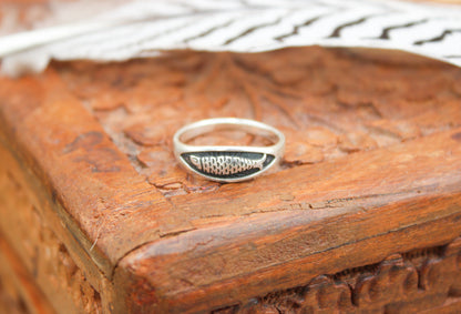 Sterling Silver Lucky Fish Ring