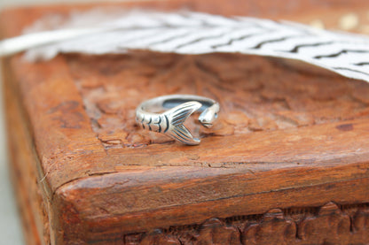 Sterling Silver Fish Ring