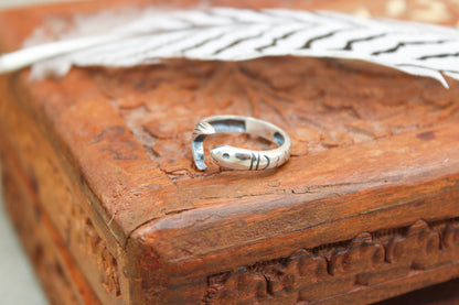 Sterling Silver Fish Ring