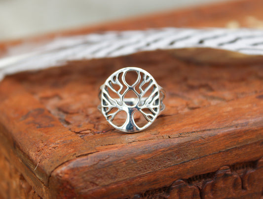 Sterling Silver Tree of Life Ring