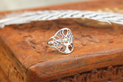 Sterling Silver Tree of Life Ring