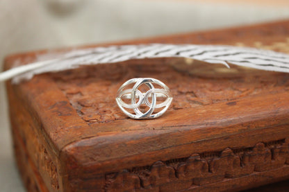 Sterling Silver Knot Ring