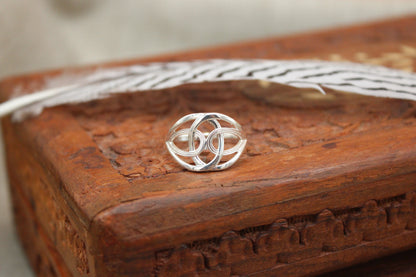 Sterling Silver Knot Ring