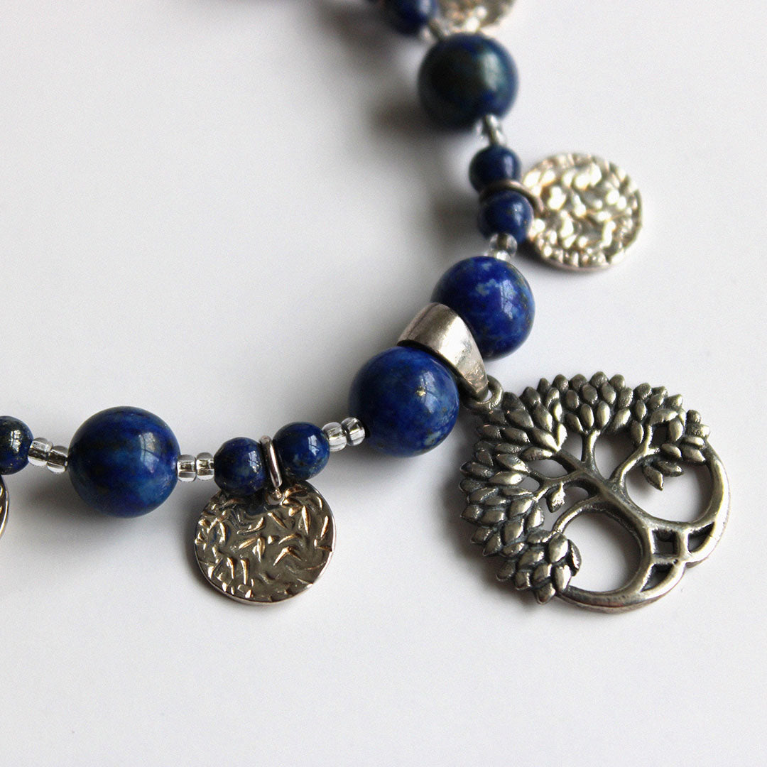 Lapis Lazuli Tree of Life Necklace