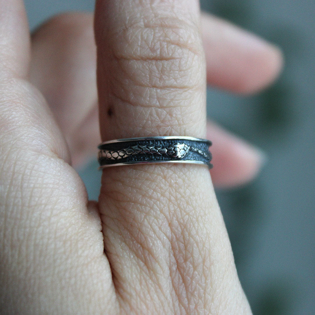 Sterling Silver Ouroboros Ring