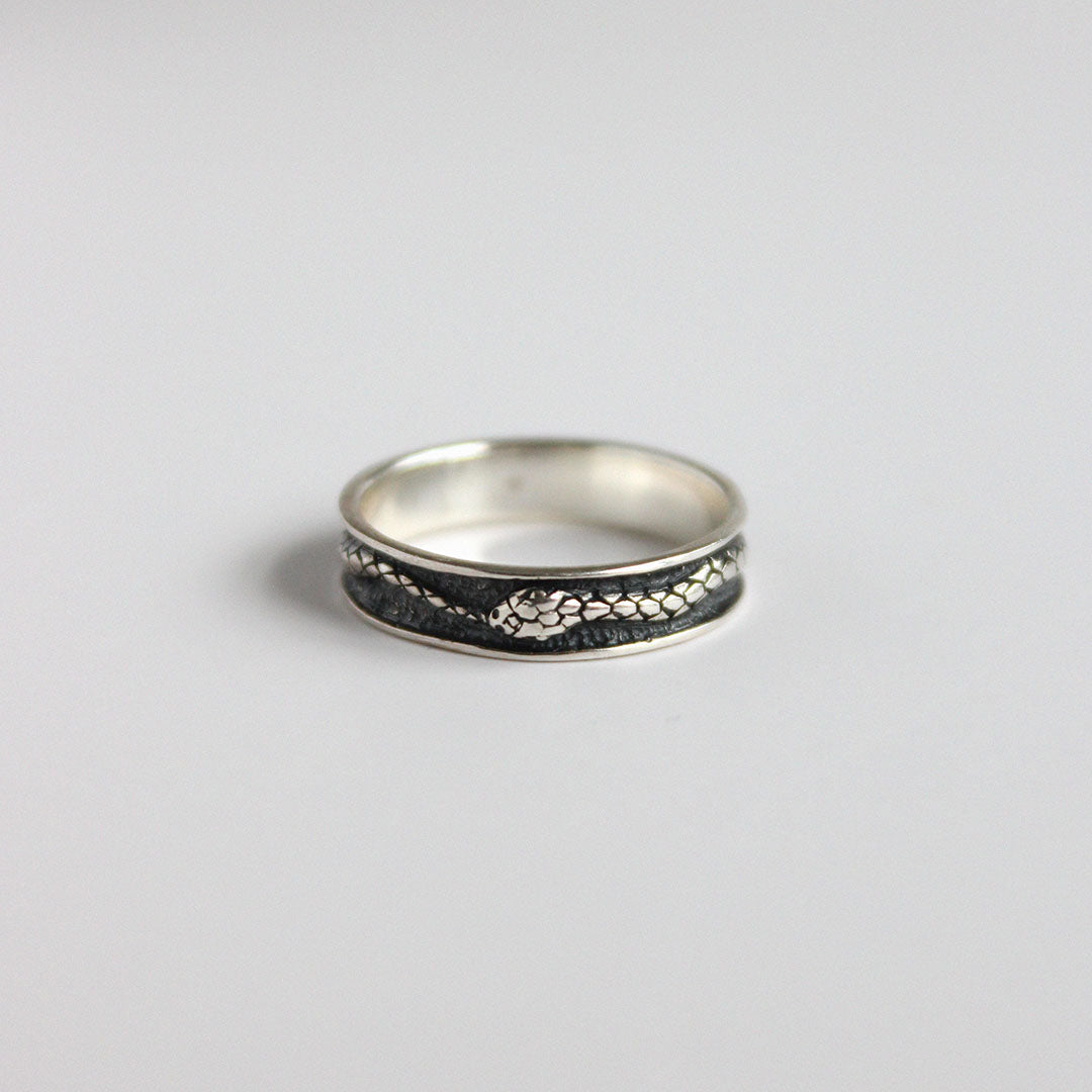 Sterling Silver Ouroboros Ring