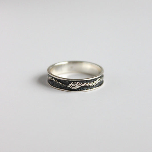 Sterling Silver Ouroboros Ring