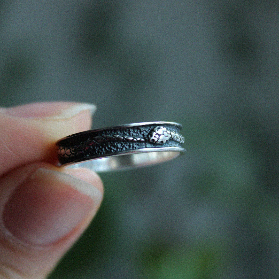 Sterling Silver Ouroboros Ring