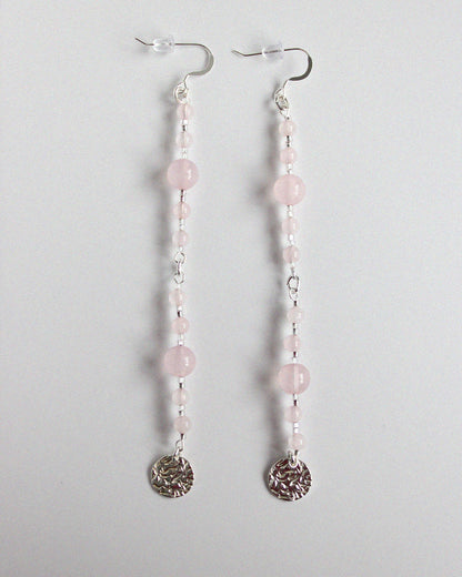 Unconditional Love Rose Quartz Earrings