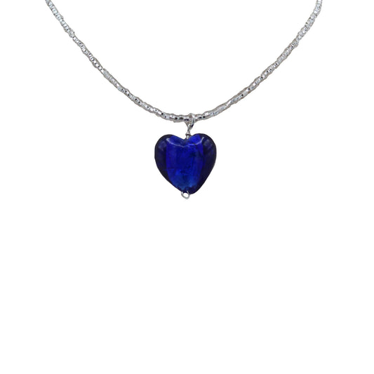 Glass Heart Necklace