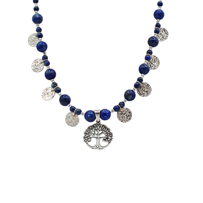 Lapis Lazuli Tree of Life Necklace