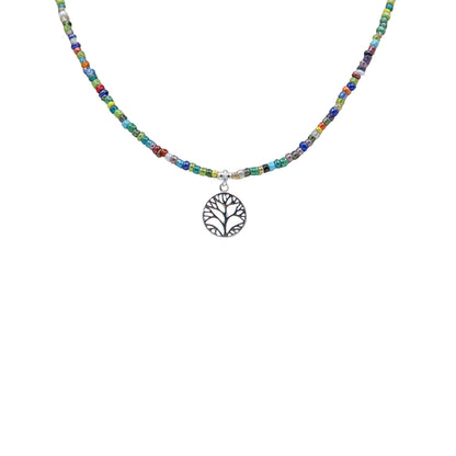 Mini Beads Tree of Life Necklace