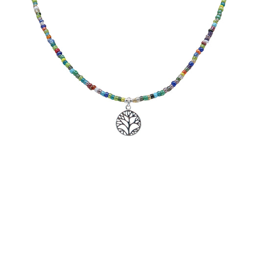 Mini Beads Tree of Life Necklace